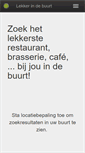 Mobile Screenshot of lekkerindebuurt.nl